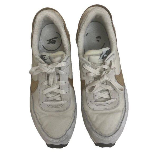 Nike Waffle Debut FD0555-100 Light Orewood Brown Metallic Gold Women’s Size 8.5 - Picture 2 of 7